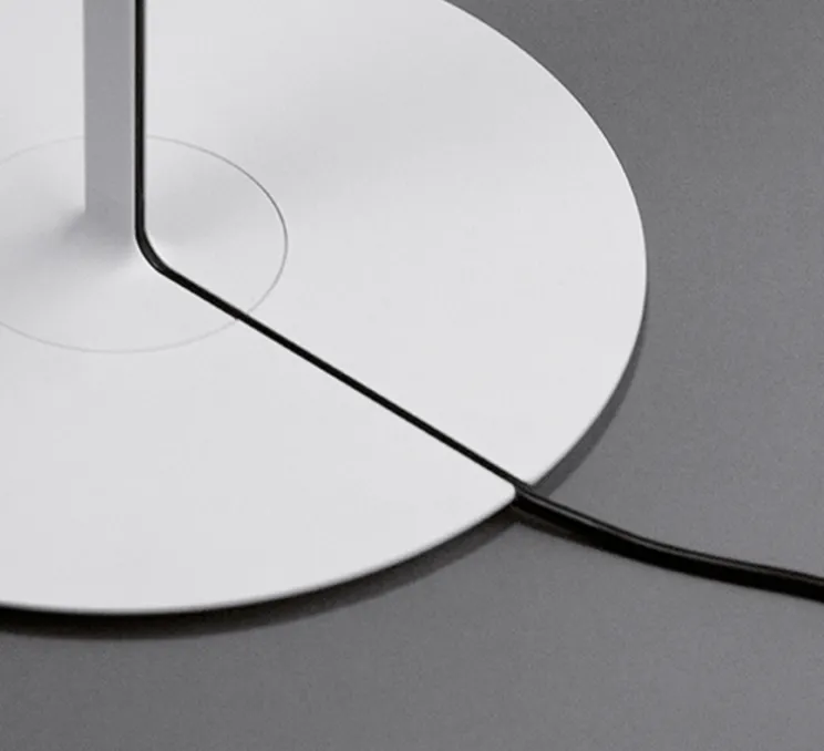 Lampadaire, Warm 4906, blanc, Ø42cm, H150cm - Vibia