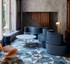 Lampadaire*Verpan Lampadaire, Wire, , Ø40cm, H120cm - blanc, chrome