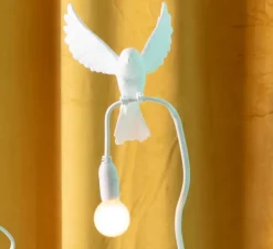 Enfants|Lampe*Seletti Lampe à pince, Sparrow Clamp Landing, , L10cm, H10cm - blanc