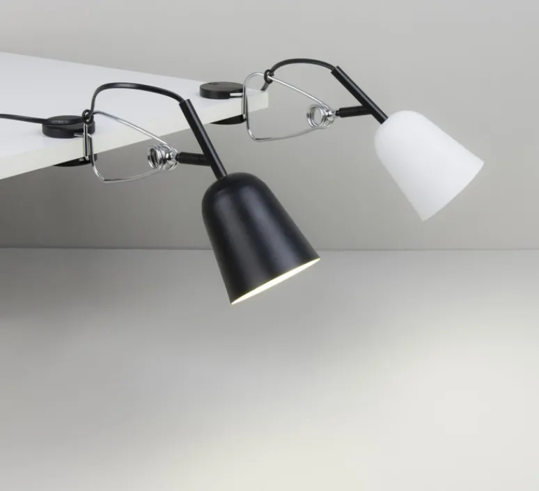 Enfants|Applique*Faro Lampe à pince, Studio, , L9cm, P7cm - noir et crème