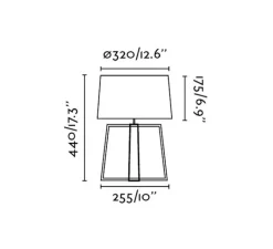 Enfants|Lampe*Faro Lampe à poser, Bliss, bois et abat-jour tissus blanc, H44cm, Ø32cm - blanc, bois