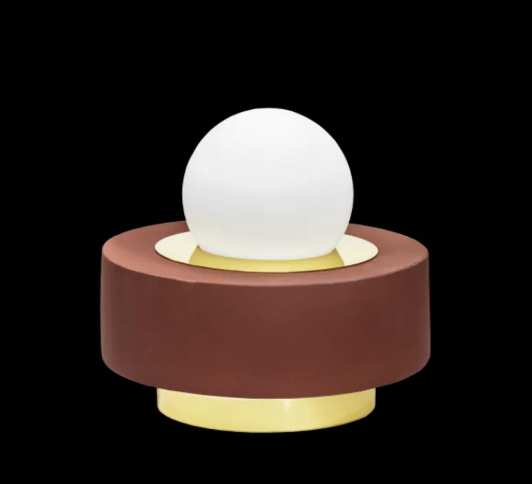 Lampe*Haos Lampe à poser, 1.02, , LED, Ø27cm, H24cm - Brique