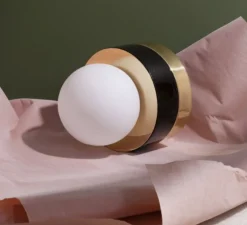 Lampe à poser, 1.01, noir, LED, Ø18cm, H21cm - HAOS