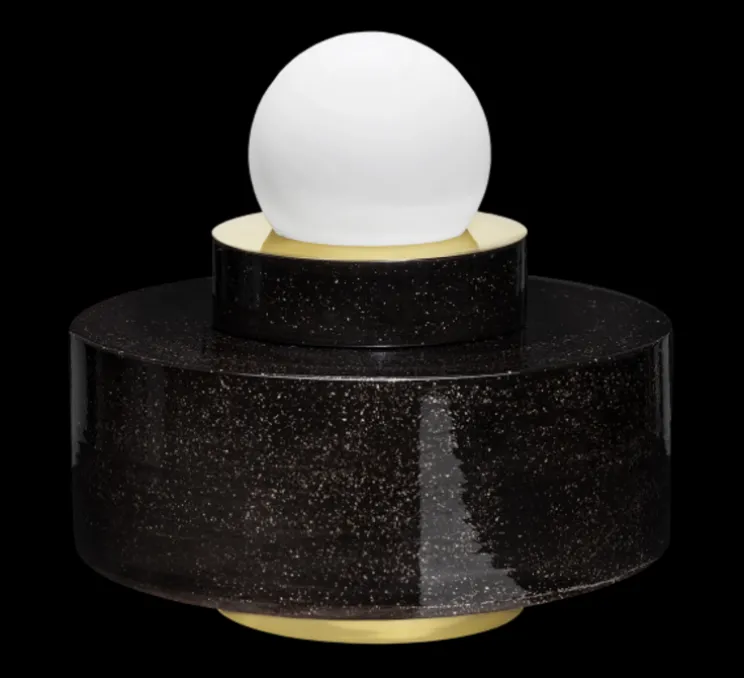 Lampe à poser, 1.04, noir, LED, Ø34cm, H34cm - HAOS