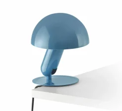 Lampe*Faro Lampe à poser à pince, Bela, , Ø14,6cm, H24cm - bleu