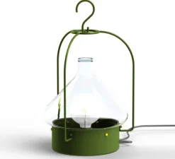 Lampe*Roger Pradier Lampe à poser à suspendre, d'extérieur, La Hutte N°2, , IP65, Ø34,4cm, H56cm - vert fougère
