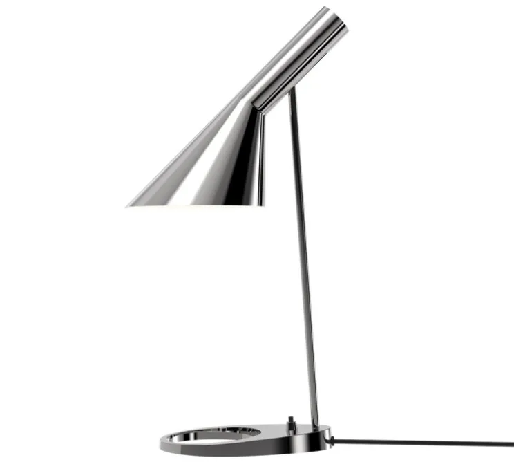 Lampe à poser, AJ, acier inoxydable, L35cm, H56cm - Louis Poulsen