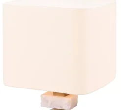 Lampe*Eichholtz Lampe à poser, Amber L, , L35,5cm, H89cm - Laiton antique, marbre blanc