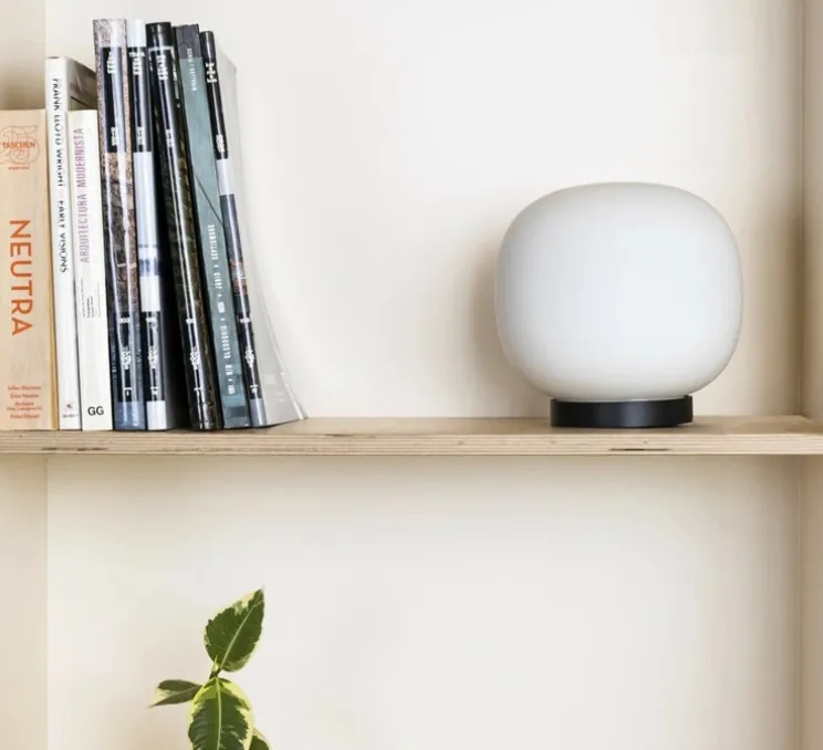 Lampe à poser, Amelia, noir, Ø21,5cm, H21,6cm - Faro