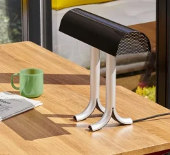 Lampe*HAY Lampe à poser, Anagram, , L36,5cm, H32,5cm - noir métallisé