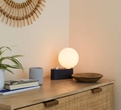 Lampe*Tala Lampe à poser, Applique murale, Alumina, , L22cm, H24cm - gris charbon