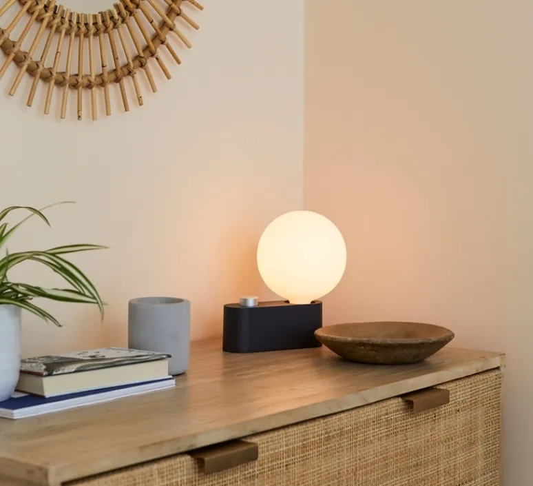 Lampe*Tala Lampe à poser, Applique murale, Alumina, , L22cm, H24cm - gris charbon