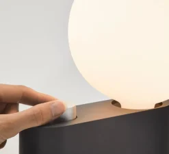 Lampe*Tala Lampe à poser, Applique murale, Alumina, , L22cm, H24cm - gris charbon