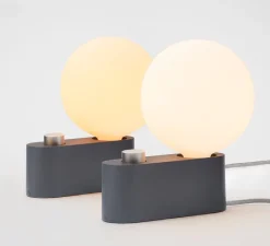 Lampe*Tala Lampe à poser, Applique murale, Alumina, , L22cm, H24cm - gris charbon