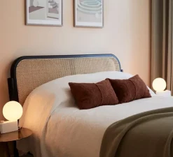 Lampe à poser, Applique murale, Alumina, blanc, L22cm, H24cm - Tala