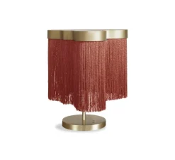 Lampe à poser, Arcipelago Maiorca, orange homard, LED, 3000K, 1800lm, Ø34cm, H46cm - Contardi