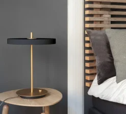 Lampe*Umage Lampe à poser, Asteria, , LED, 3000K, 600lm, Ø31cm, H41,5cm - gris anthracite