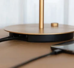 Lampe à poser, Asteria, gris anthracite, LED, 3000K, 600lm, Ø31cm, H41,5cm - Umage