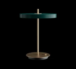 Lampe à poser, Asteria, vert foret, LED, 3000K, 600lm, Ø31cm, H41,5cm - Umage