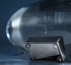 Lampe à poser, Atman, Cristal, base nickelée, LED, dim, 2700K, 149 lm, L16cm, H8cm - Catellani & Smith