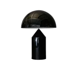 Lampe*Oluce Lampe à poser, Atollo, , Ø50cm, H70cm - noir