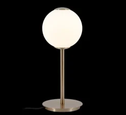 Lampe à poser, Audrey, laiton, LED, dim, 2700K, 630 lm, Ø15cm, H36,7cm - Umage