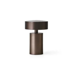 Lampe*Audo Copenhagen Lampe à poser, Baladeuse, Column , , IP44, LED, dim, 2700K, 150 lm, Ø12cm, H17,6cm - bronze