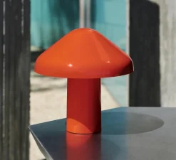 Lampe à poser, Baladeuse d'extérieur, Pao, Rouge, IP44, LED, 2800K, 220lm, Ø23cm, H23cm - HAY