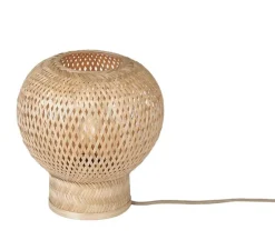 Lampe à poser, Barbados, naturel, Ø25cm, H27cm - Good&Mojo