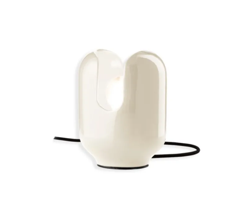 Lampe*Ferroluce Lampe à poser, Batucada, , Ø14,5cm, H20cm - crème