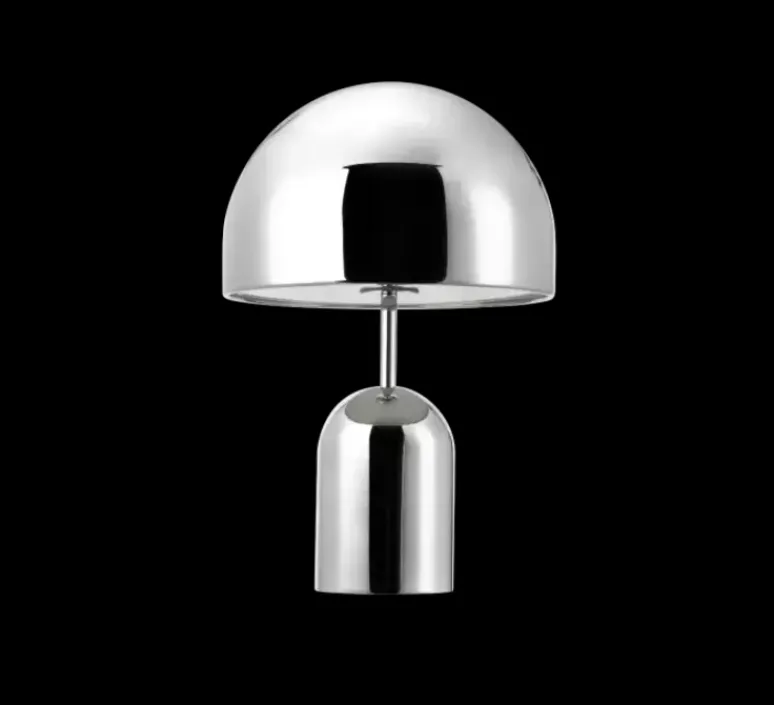 Lampe*Tom Dixon Lampe à poser, Bell, , LED, dim, 3000K, 800 lm, Ø28cm, H42,5cm - argent