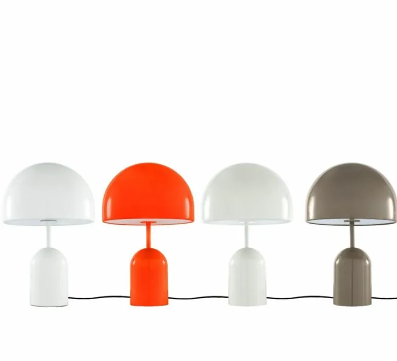 Lampe*Tom Dixon Lampe à poser, Bell, clair, LED, dim, 3000K, 800 lm, L11,5cm, H42,5cm - Gris