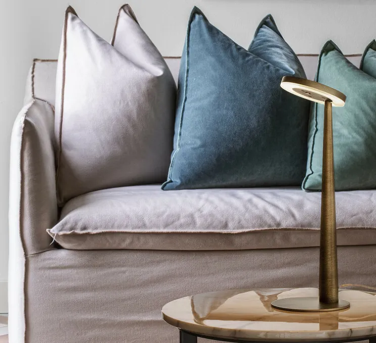 Lampe à poser, Bella, bronze, LED, 2700K, 388LM, Ø12cm, H31,6cm - PANZERI