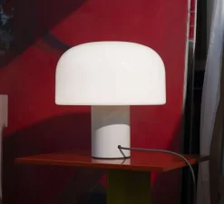 Lampe*Flos Lampe à poser, Bellhop Glass T, , Ø33cm, H33,9cm - blanc