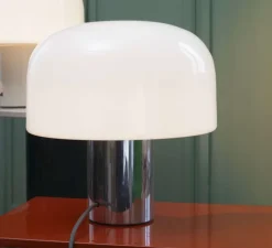 Lampe à poser, Bellhop Glass T, aluminium, Ø33cm, H33,9cm - Flos