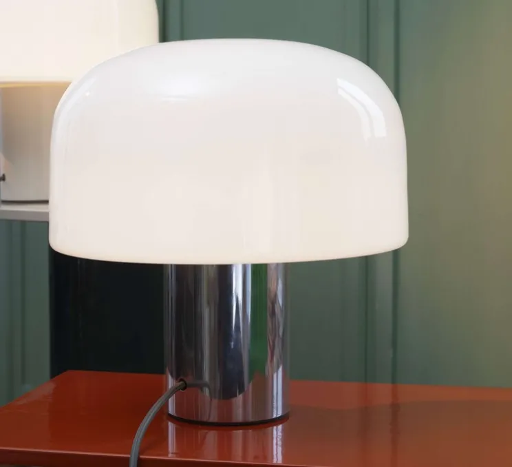 Lampe à poser, Bellhop Glass T, aluminium, Ø33cm, H33,9cm - Flos