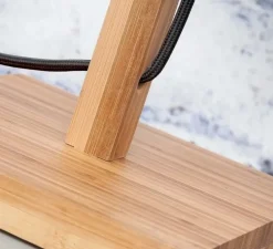 Lampe à poser, Bhutan, beige, Ø25cm, H40cm - Good&Mojo