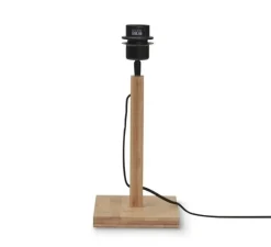 Lampe à poser, Bhutan, beige, Ø25cm, H40cm - Good&Mojo