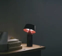 Lampe*Marset Lampe à poser, Bicoca, LED, dimmable, , H22,5cm - rouge