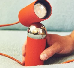 Enfants|Lampe*Flos Lampe à poser, Bilboquet, , L5,95cm, H20,3cm - orange