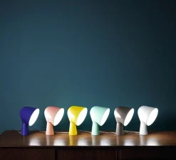 Lampe à poser, Binic, bleu, Ø22cm, H24cm - Foscarini