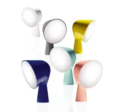 Lampe à poser, Binic, vert d'eau, Ø22cm, H24cm - Foscarini