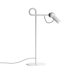Lampe à poser, Bird, blanc, LED, dim, 2700K, 660 lm, L17cm, H48cm - KDLN