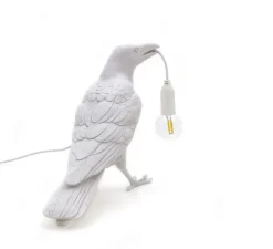 Enfants|Lampe*Seletti Lampe à poser, Bird Lamp Waiting Indoor, , L29,5cm, H12cm - blanc
