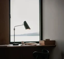 Lampe à poser, Birdy Swing, noir, laiton, L42cm, H55cm - Northern