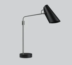 Lampe*Northern Lampe à poser, Birdy Swing, noir, métal, L42cm, H55cm - noir, argent