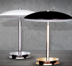 Lampe*Fontana Arte Lampe à poser, Bis, , H43cm - noir brillant