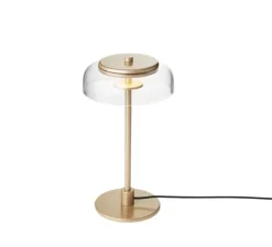 Lampe*Nuura Lampe à poser, Blossi small, , LED, dim, 2700K, 463 lm, Ø17cm, H33cm - or nordique, transparent