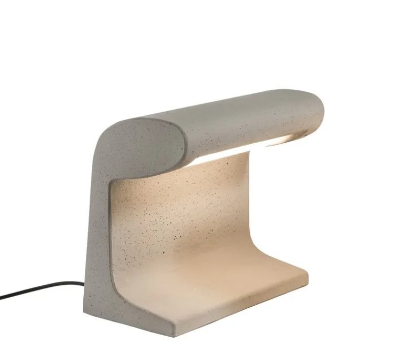 Lampe*Nemo Lighting Lampe à poser, Borne Mini, LED, 3000K, 1920lm, L30cm, H31cm - béton