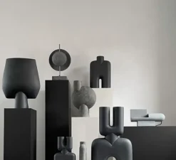 Lampe*101 Copenhagen Lampe à poser, Brutalist, , L40cm, H21cm - gris